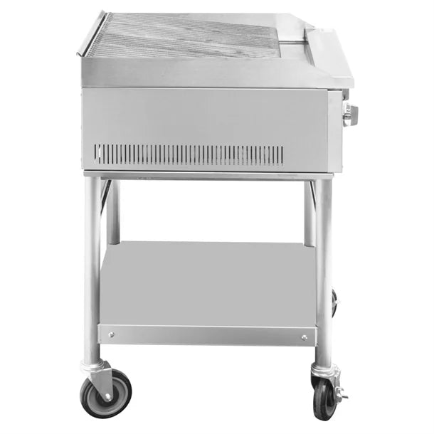 SA834 Buffalo Freestanding Gas Chargrill 600mm Width: 604mm. Two burners