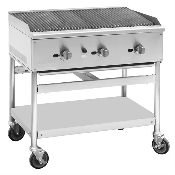 SA835 Buffalo Freestanding Gas Chargrill 900mm Width: 904mm. Three burners