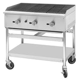 SA835 Buffalo Freestanding Gas Chargrill 900mm Width: 904mm. Three burners