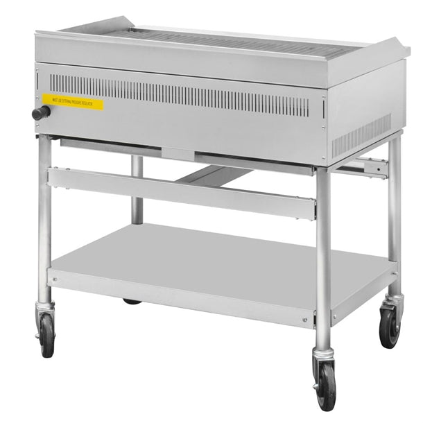 SA835 Buffalo Freestanding Gas Chargrill 900mm Width: 904mm. Three burners