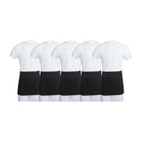 SA844 Whites Waist Apron Polycotton Black - 750x373mm - B131 (Pack 5)