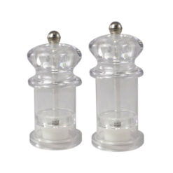 Pack Size 12 - DPS Tableware  Pepper Mill Acrylic 4" - SPM0003