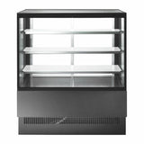 Sterling Pro EVO-K-90-BLACK-R290A Black Patisserie Counter 900mm