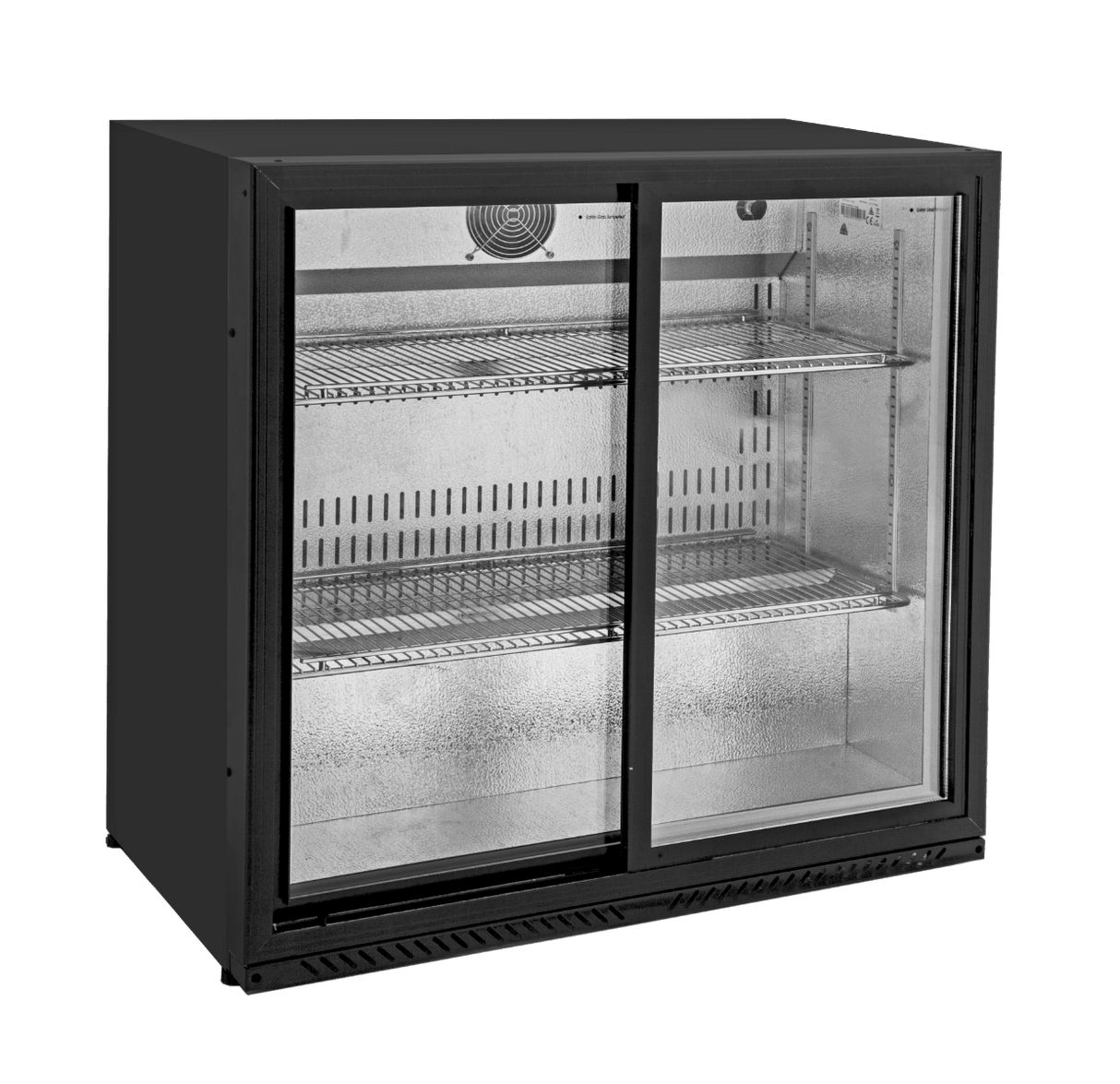 Sterling Pro Green BBS220SLIDING Sliding Double Door Bottle Cooler  223 Litres