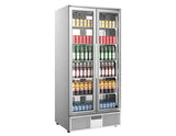 Sterling Pro Green SP220-STS Double Door Stainless Steel Upright Bottle Cooler 458 Litres - JD Catering Equipment Solutions Ltd
