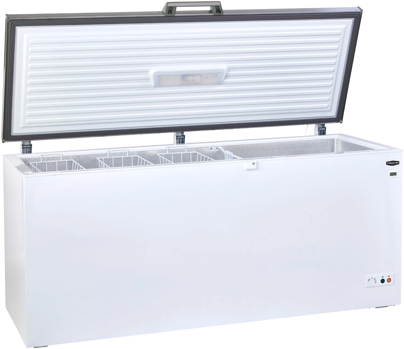 Sterling Pro Green SPC570SS Chest Freezer/Chiller/Fridge with Stainless Steel Lid Litres 572