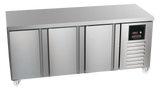 Sterling Pro Green SPI-6-200-30-NS Stainless Steel 3 Door Fridge Counter 600mm Deep - JD Catering Equipment Solutions Ltd