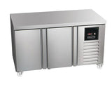Sterling Pro Green SPI-7-135-20-NS 2 Door Fridge Counter Plain Top 290 Litres - JD Catering Equipment Solutions Ltd