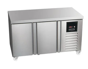 Sterling Pro Green SPI-7-135-20-NS 2 Door Fridge Counter Plain Top 290 Litres - JD Catering Equipment Solutions Ltd