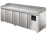 Sterling Pro Green SPI-7-225-40-GR 4 Door Granite Fridge Counter 615 Litres - JD Catering Equipment Solutions Ltd