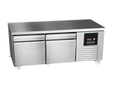 Sterling Pro Green SPI-B-135 Stainless Steel Low-Height Fridge Counter 2 x 2/3 Drawers - JD Catering Equipment Solutions Ltd