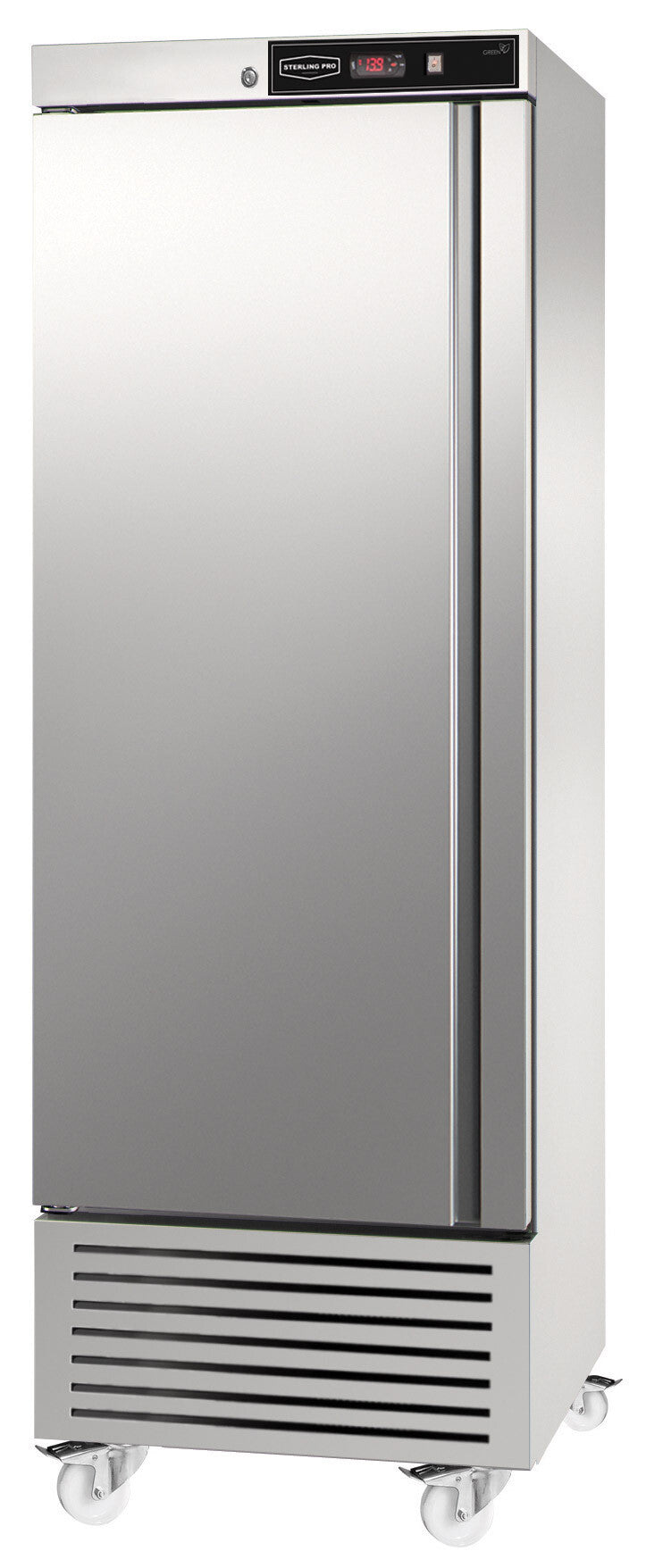 Sterling Pro Green SPI600L Single Door Left Hinged Upright Fridge  600 Litres 2 Years Parts & Labour