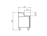 Sterling Pro Green SPIZ-180 3 Door Refrigerated Preparation Counter 2 Years Parts & Labour