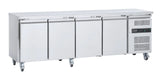 Sterling Pro Cobus SPCF400N 4 Door Freezer Counter, 553 Litres - JD Catering Equipments Ltd