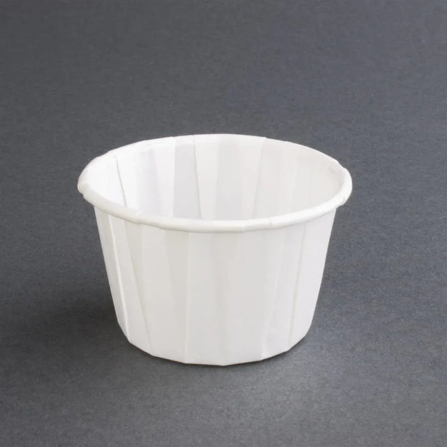 CX081 Recyclable Paper Sauce Pots Medium 2oz (Pack of 250) - JD Catering Equipment Solutions Ltd