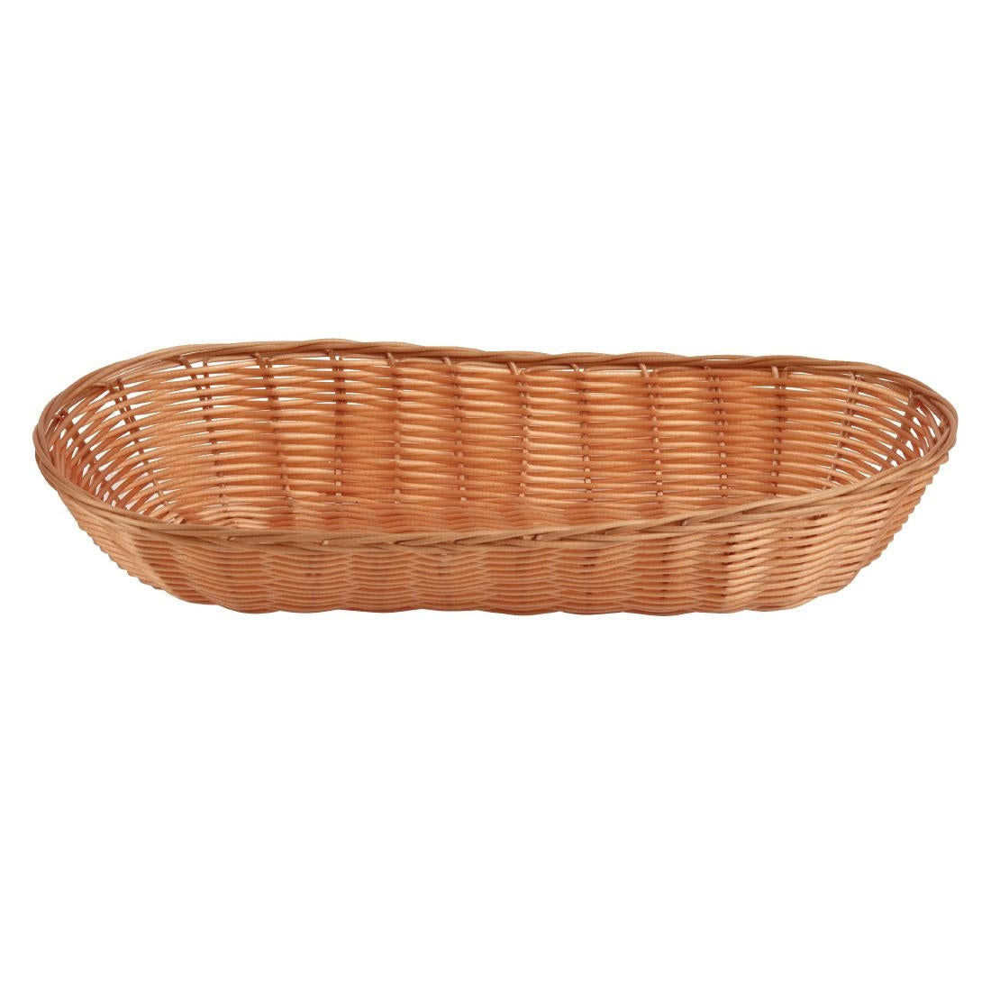 T366 Poly Wicker Large Baguette Basket (Pack of 6)