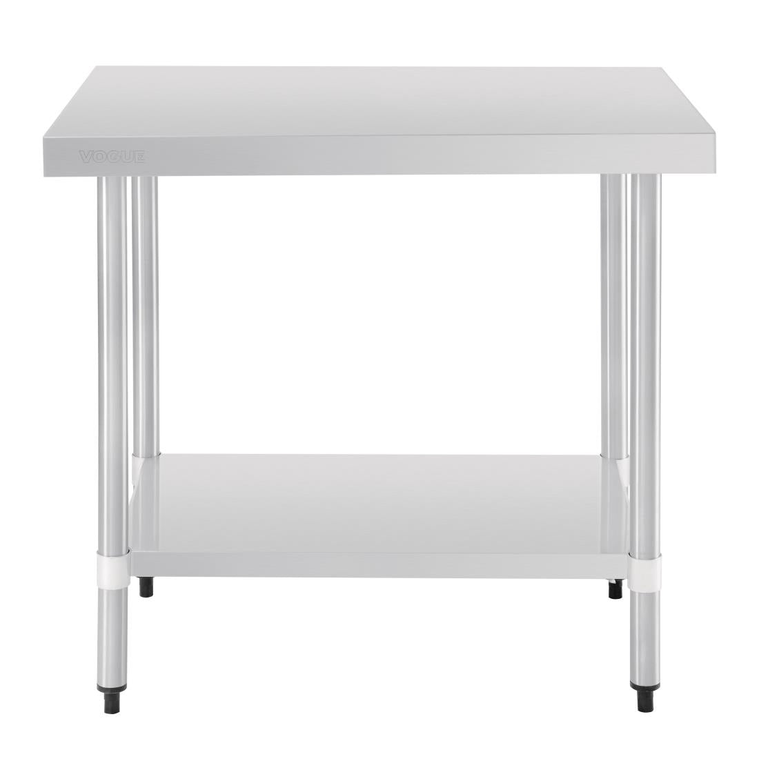 T375 Vogue Stainless Steel Prep Table 900mm