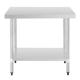 T375 Vogue Stainless Steel Prep Table 900mm