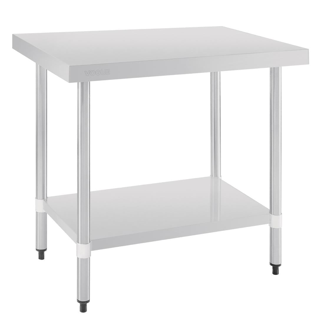 T375 Vogue Stainless Steel Prep Table 900mm