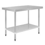 T376 Vogue Stainless Steel Prep Table 1200mm