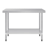 T376 Vogue Stainless Steel Prep Table 1200mm