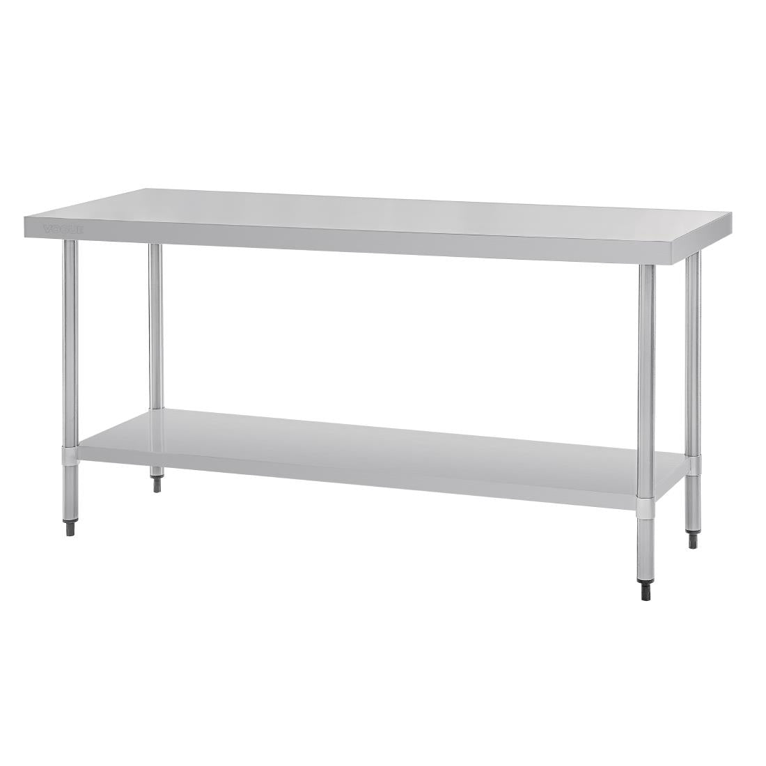 T378 Vogue Stainless Steel Prep Table 1800mm