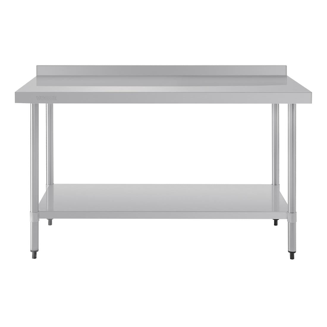 T382 Vogue Stainless Steel Prep Table with Upstand 1500mm