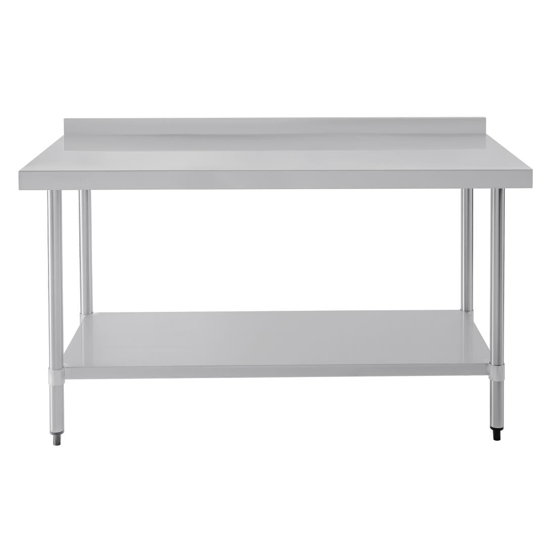 T382 Vogue Stainless Steel Prep Table with Upstand 1500mm