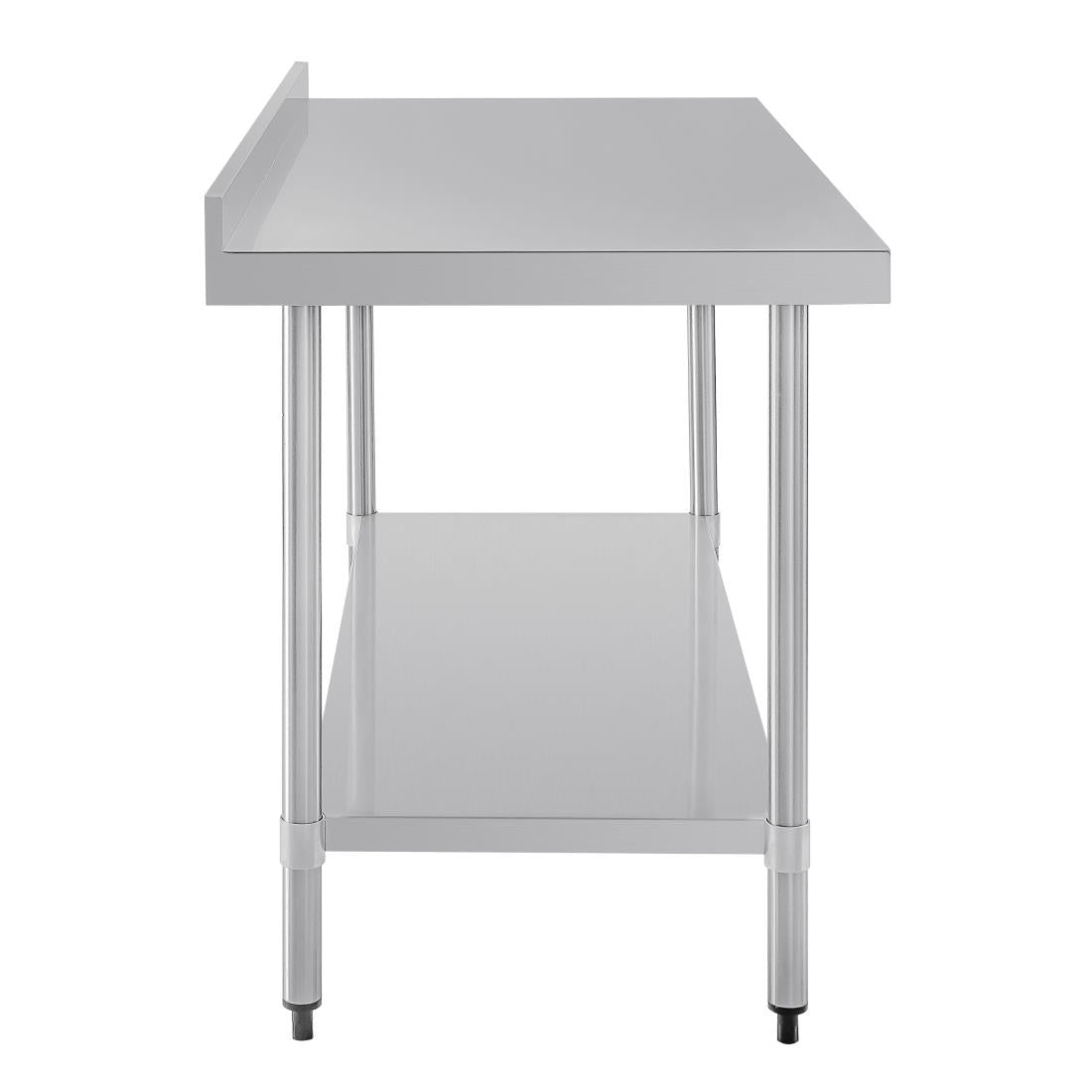 T382 Vogue Stainless Steel Prep Table with Upstand 1500mm