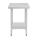 T389 Vogue Stainless Steel Prep Table 600mm