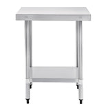 T389 Vogue Stainless Steel Prep Table 600mm