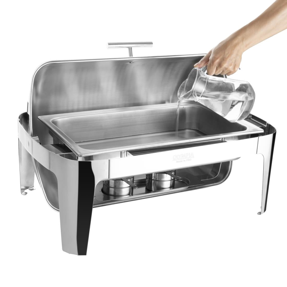 U008 Olympia Madrid Roll Top Chafing Dish