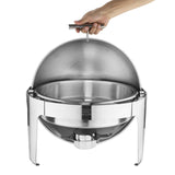 U009 Olympia Paris Roll Top Chafing Dish Round