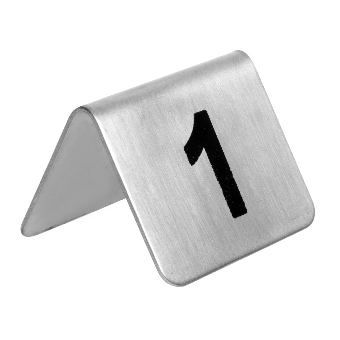 U046 Olympia Stainless Steel Table Numbers 1-10 (Pack of 10)