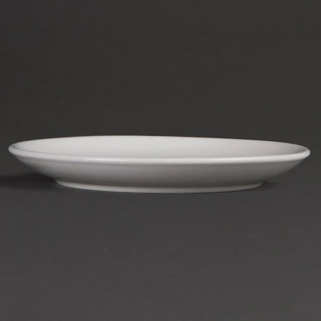 U076 Olympia Whiteware Coupe Plates 180mm (Pack of 12) - JD Catering Equipment Solutions Ltd