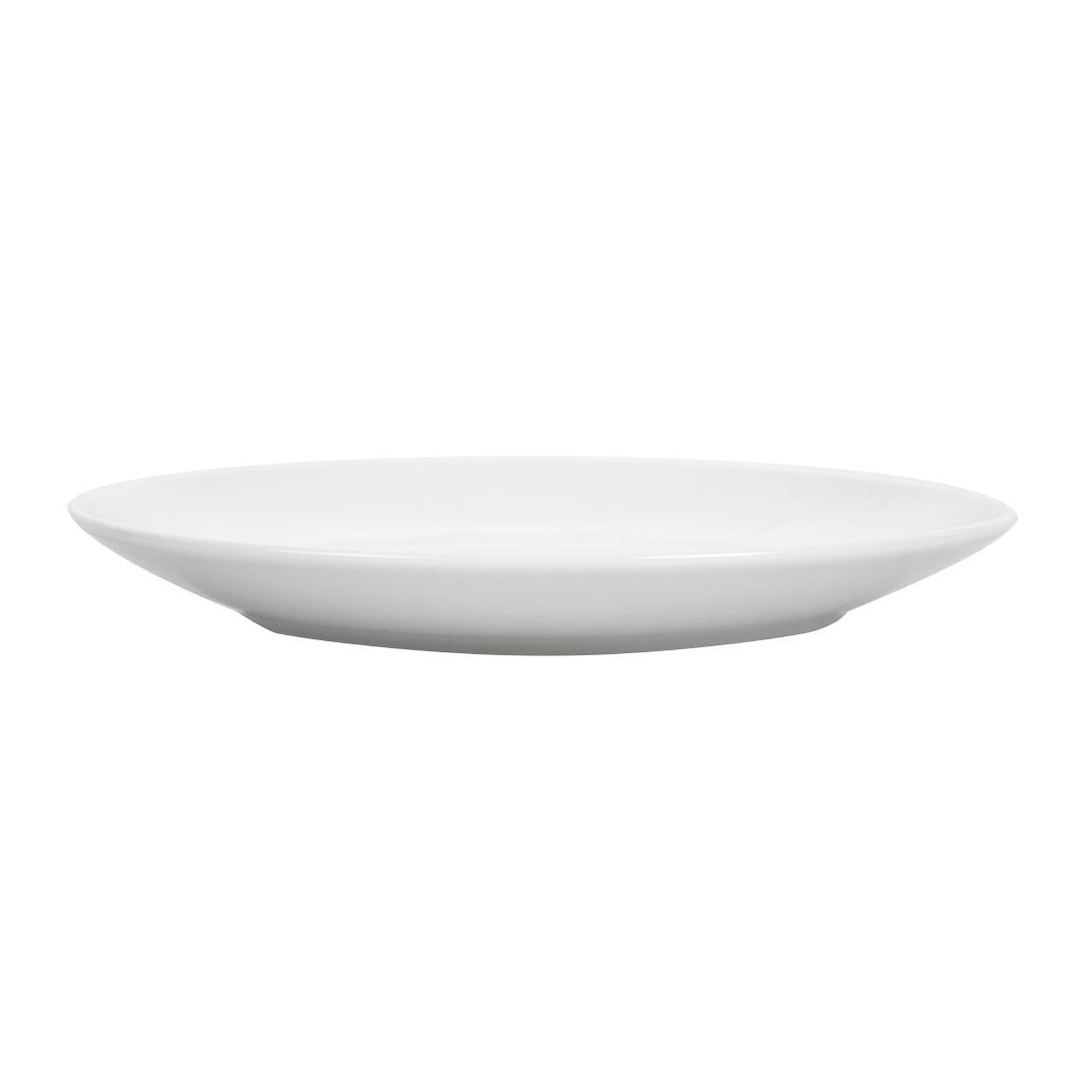 U077 Olympia Whiteware Coupe Plates 200mm (Pack of 12)