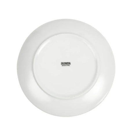 U077 Olympia Whiteware Coupe Plates 200mm (Pack of 12) - JD Catering Equipment Solutions Ltd