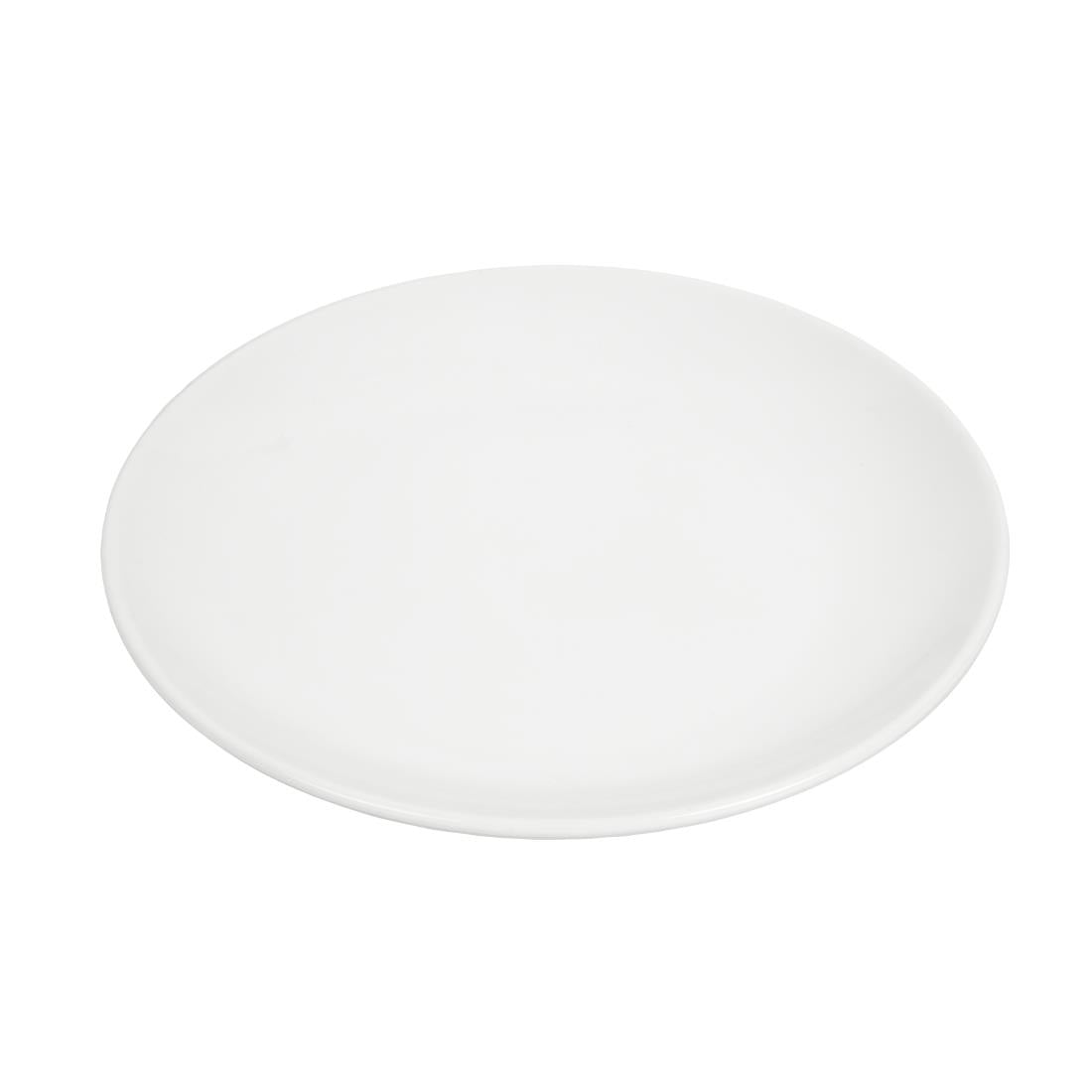 U078 Olympia Whiteware Coupe Plates 230mm (Pack of 12)