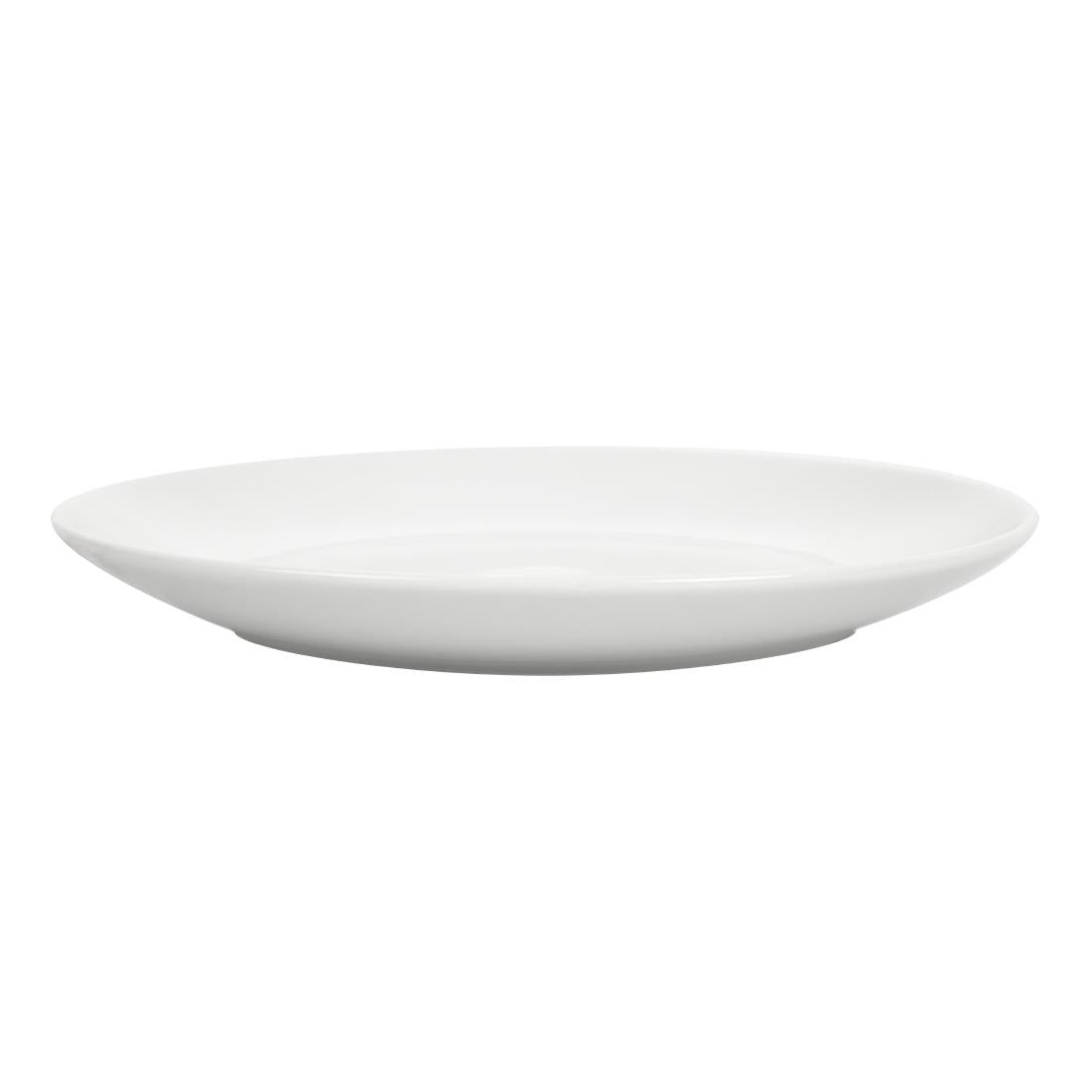 U078 Olympia Whiteware Coupe Plates 230mm (Pack of 12)