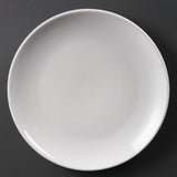 U079 Olympia Whiteware Coupe Plates 250mm (Pack of 12)