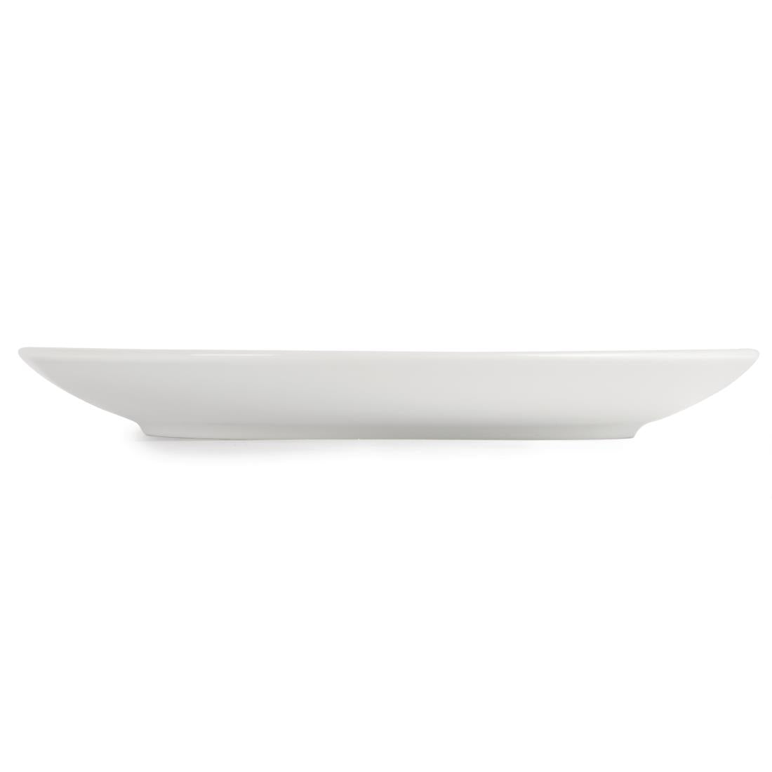 U079 Olympia Whiteware Coupe Plates 250mm (Pack of 12)