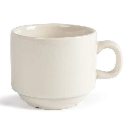 U106 Olympia Ivory Stacking Tea Cups 206ml 7.5oz (Pack of 12) - JD Catering Equipment Solutions Ltd