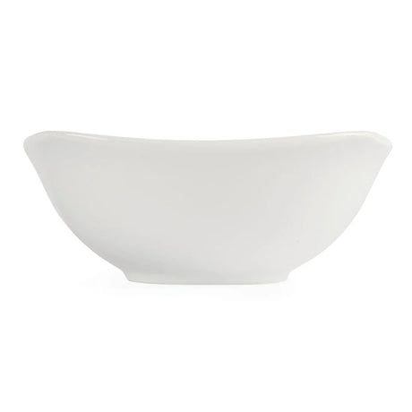 U174 Olympia Whiteware Rounded Square Bowls 180mm (Pack of 12) - JD Catering Equipment Solutions Ltd