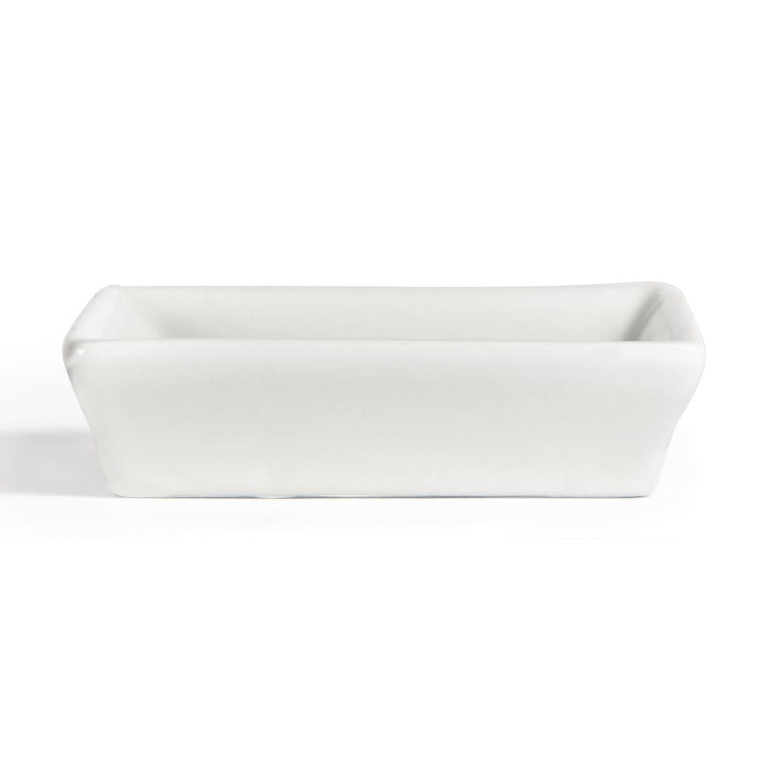 U180 Olympia Flat Square Miniature Dishes 80mm (Pack of 12)