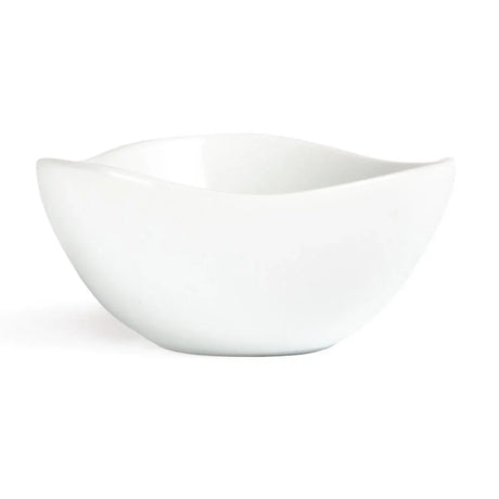 U185 Olympia Whiteware Wavy Bowls 105mm (Pack of 12) - JD Catering Equipment Solutions Ltd