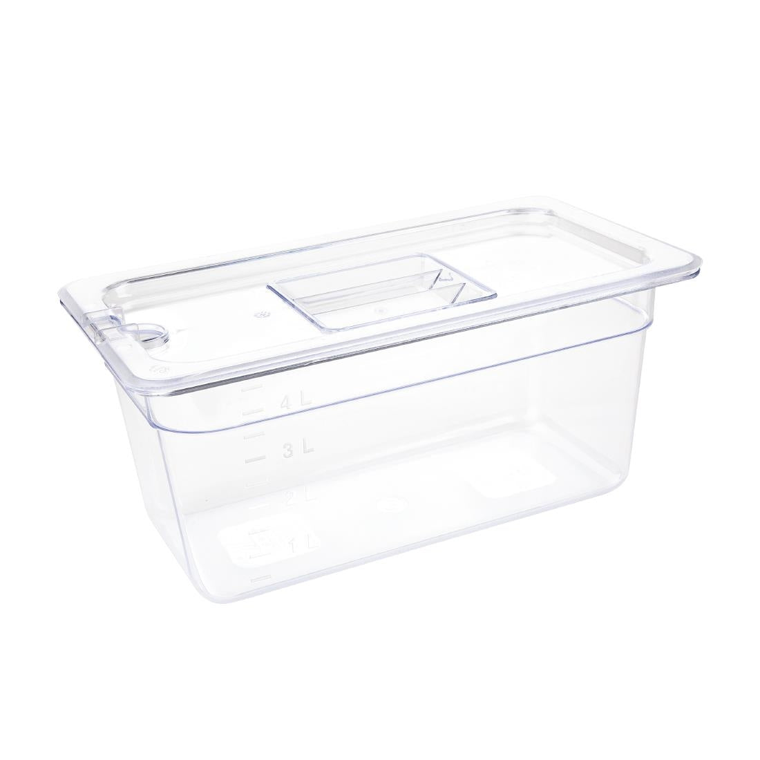 U234 Vogue Polycarbonate 1/3 Gastronorm Container 150mm Clear