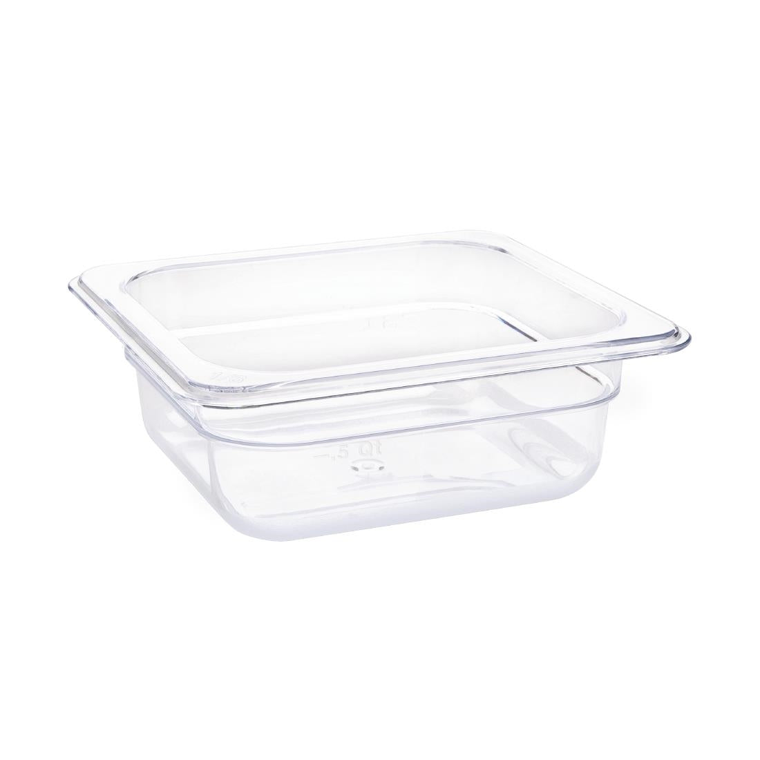 U239 Vogue Polycarbonate 1/6 Gastronorm Container 65mm Clear