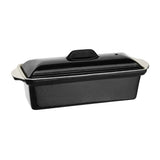 U559 Vogue Black Cast Iron Pate Terrine Mould 1.3Ltr - JD Catering Equipment Solutions Ltd