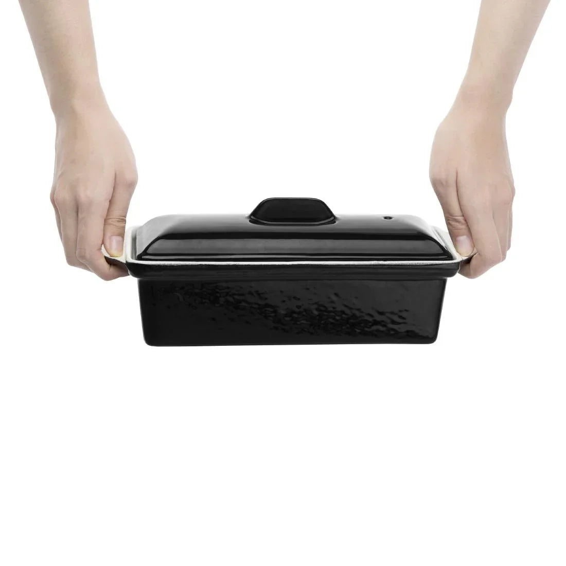 U559 Vogue Black Cast Iron Pate Terrine Mould 1.3Ltr - JD Catering Equipment Solutions Ltd