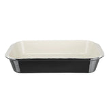 U572 Vogue Black Cast Iron Roasting Dish Large U572 - JD Catering Equipment Solutions Ltd